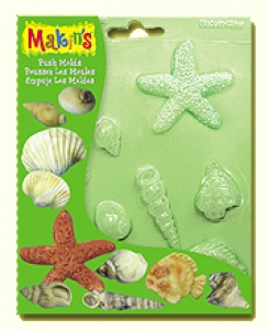 Makins Push Mould - Sea Shells