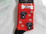 Sock Society - Black Labrador - Red
