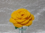 Crochet Rose - Gold