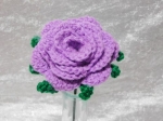 Crochet Rose - Lilac