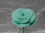 Crochet Rose - Mint
